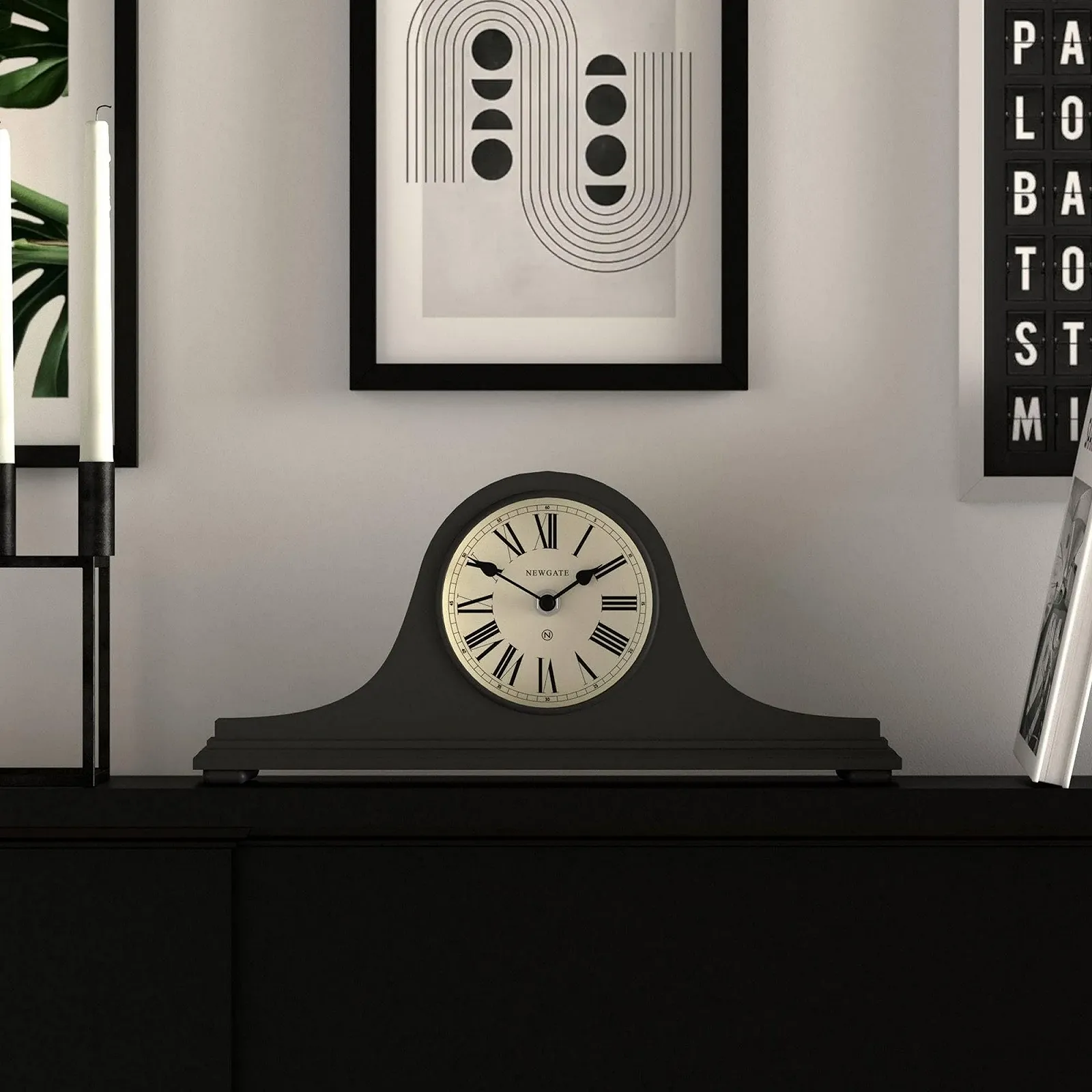 Настільний годинник NEWGATE Time Machine Класичний Dark Grey, фото №5