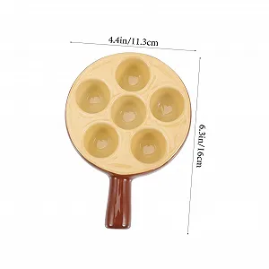 Форма для запекания улиток NOLITOY керамическая с несколькими углублениями универсальная для морепродуктов synthetic.ua - Фото 1