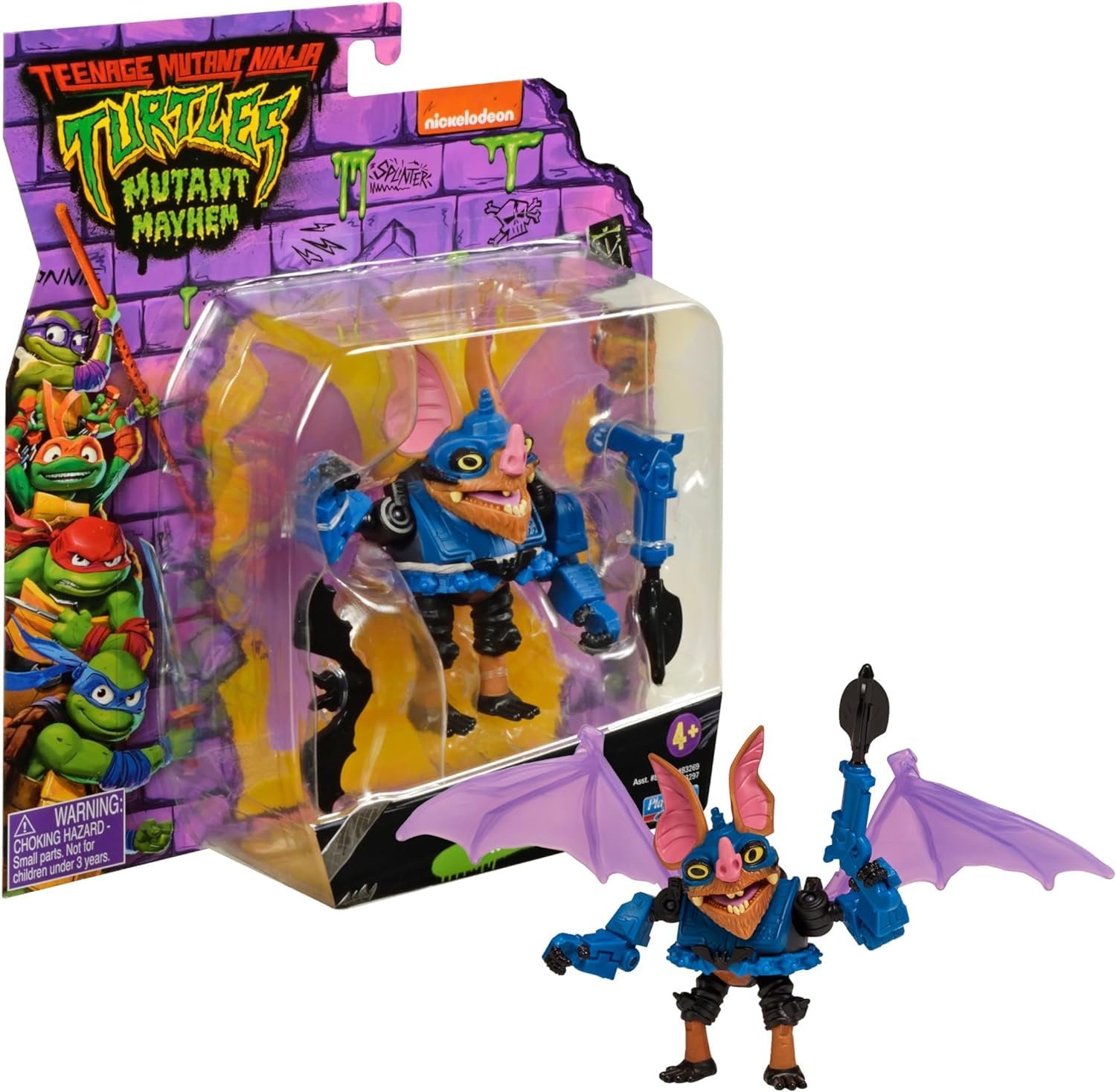 Экшн-фигурка Giochi Preziosi Mutant Ninja Turtles Wing Nut 12 см, фото №1