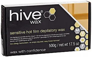 Воск для депиляции Hive Options Sensitive Hot Film Brazilian 500 г в блоке - Фото 1