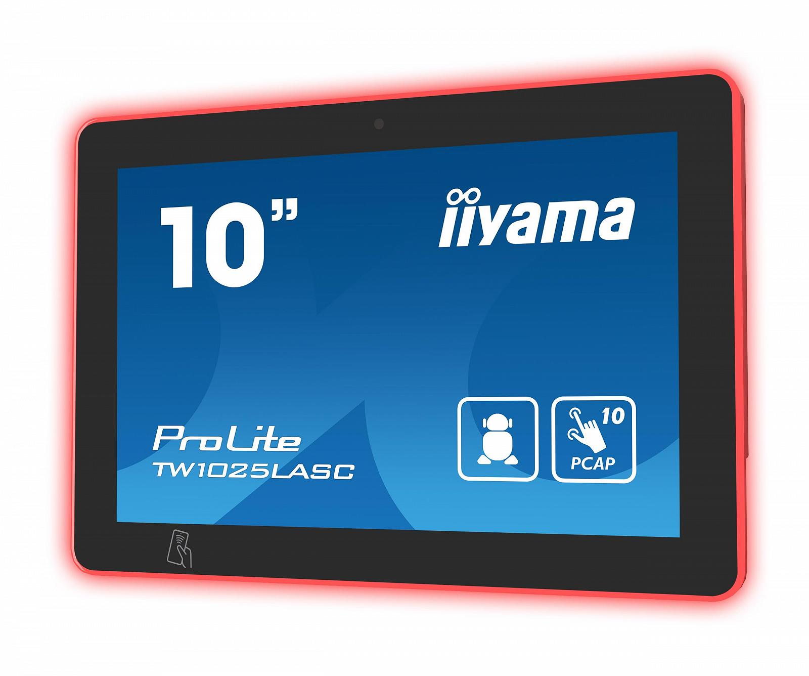 Монитор iiyama ProLite TW1025LASC-B1PNR 25.5 см 10.1 дюймов IPS LED WXGA 10-точечный Мультитач Ёмкостной Аудио Выход USB 3.2/2.0/Мини LAN PoE Android WiFi Bluetooth NFC/RFID Вебкамера Антиблик, фото №6 Монитор iiyama ProLite TW1025LASC-B1PNR 25.5 см 10.1 дюймов IPS LED WXGA 10-точечный Мультитач Ёмкостной Аудио Выход USB 3.2/2.0/Мини LAN PoE Android WiFi Bluetooth NFC/RFID Вебкамера Антиблик, фото №6