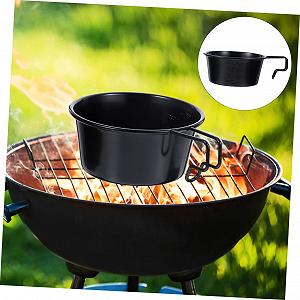 Миски Sosoport, 3 шт., для кемпинга, приготовления пищи, мерные, из нержавеющей стали, большие, черные synthetic.ua - Фото 1
