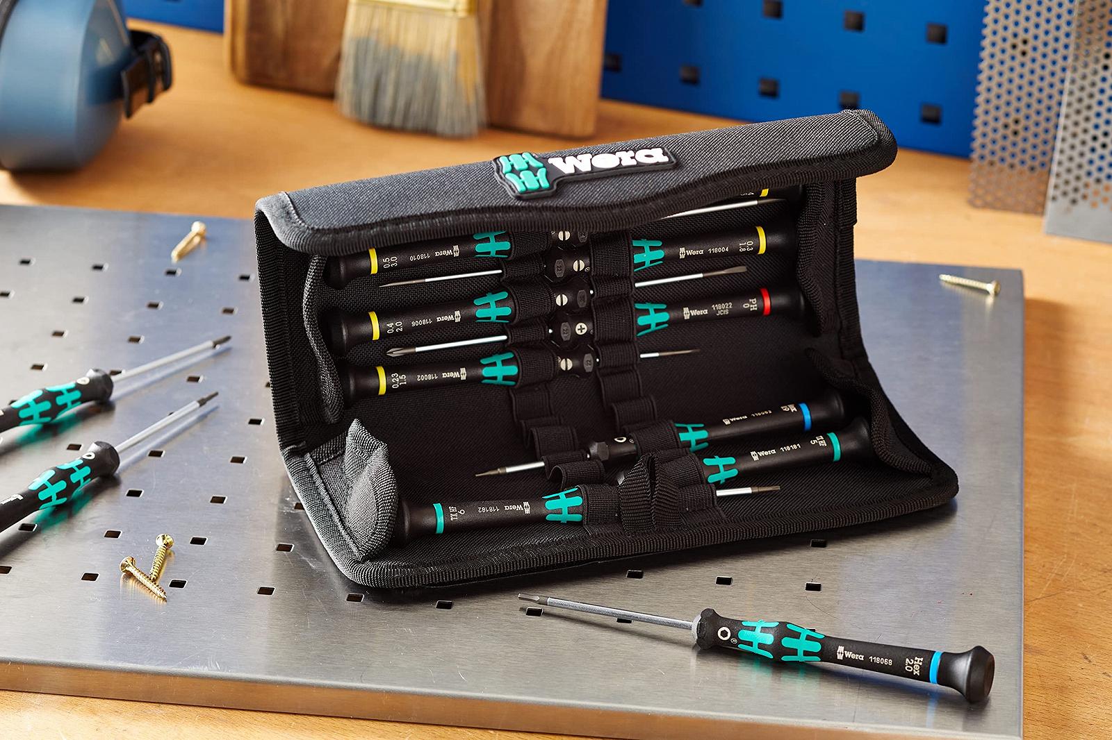 Набор прецизионных отверток Wera Kraftform Micro 12 Universal 1/12 шт. / PH, Slotted, Torx, Hex, фото №17 Набор прецизионных отверток Wera Kraftform Micro 12 Universal 1/12 шт. / PH, Slotted, Torx, Hex, фото №17