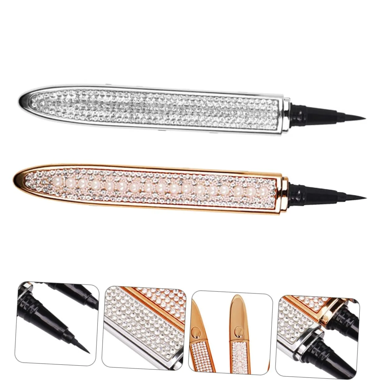 Підводка для очей FOMIYES Diamant, рідка, рожеве золото, водостійка,, фото №4 Підводка для очей FOMIYES Diamant, рідка, рожеве золото, водостійка,, фото №4