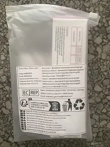 Дермаролер Ochilima AG540 титановий мікроголковий 0.5 мм з чохлом для догляду за обличчям та шкірою synthetic.ua - Фото 1