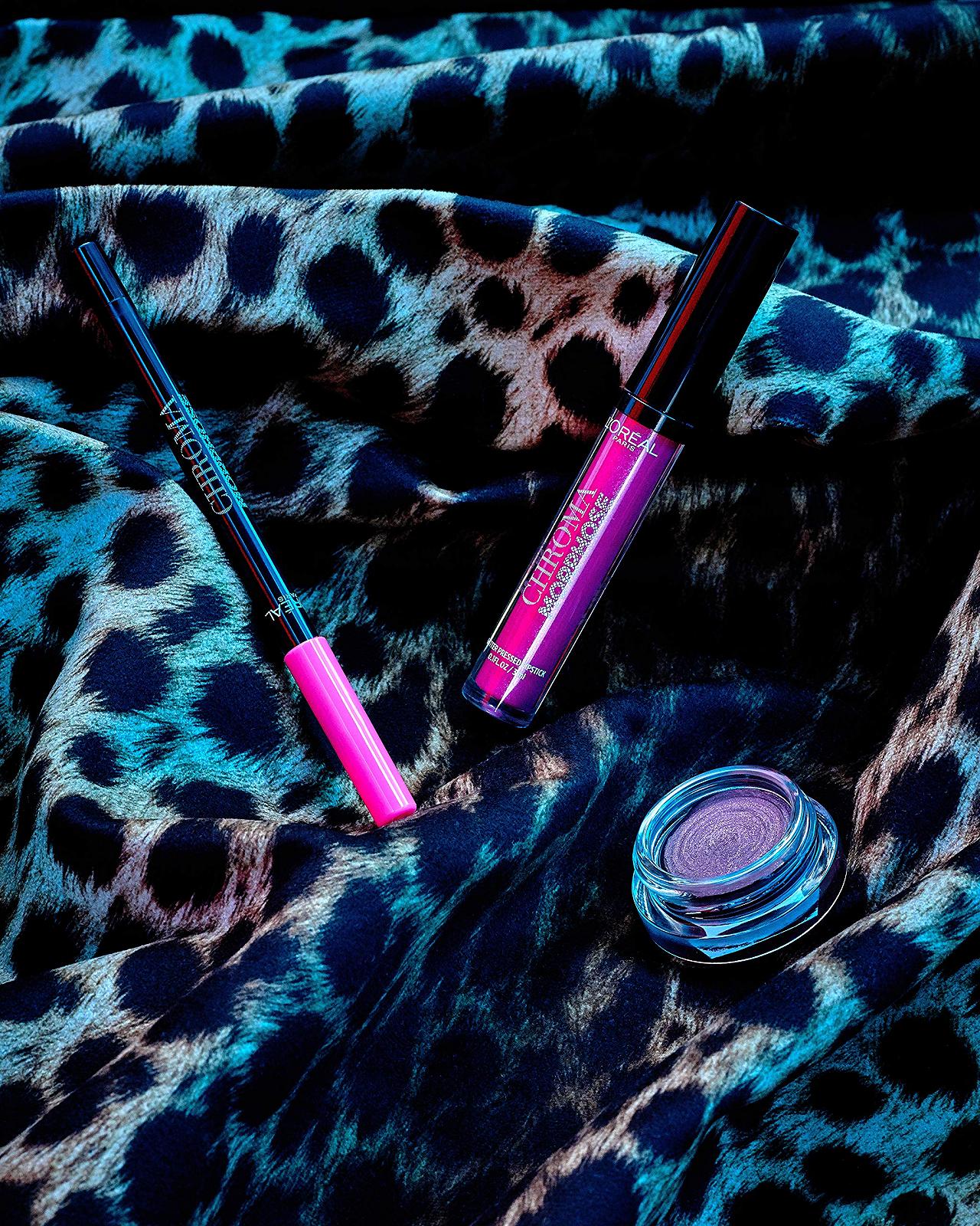 Губна помада L'Oréal Paris Chroma Morphose Lipstick Glitter Pressed Pink Chameleon Pink, фото №6