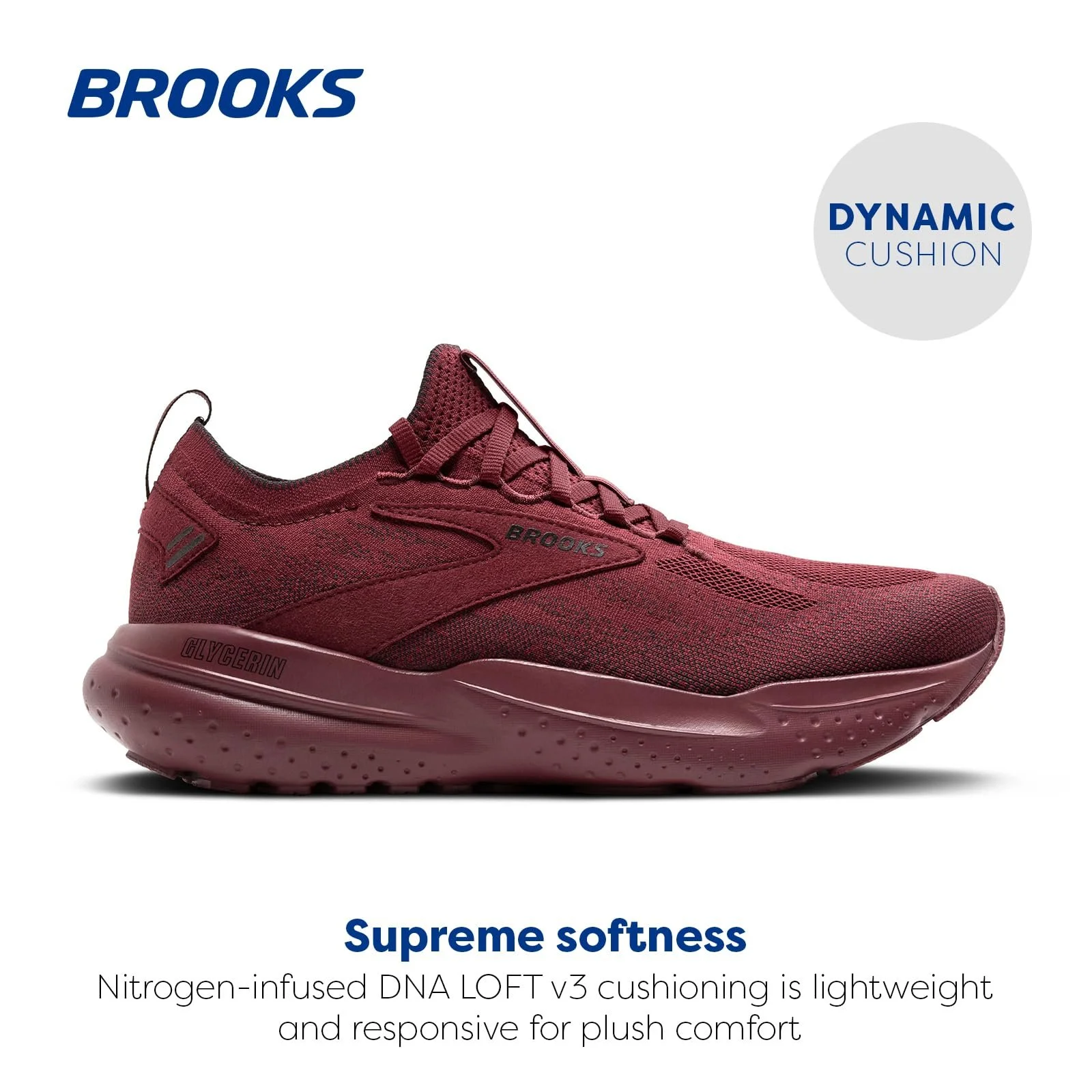 Чоловічі Кросівки Brooks Glycerin Stealthfit 21, фото №2 Чоловічі Кросівки Brooks Glycerin Stealthfit 21, фото №2