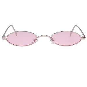 Сонцезахисні окуляри Овальні Laurinny 90s Retro Small Металева оправа synthetic.ua - Фото 1