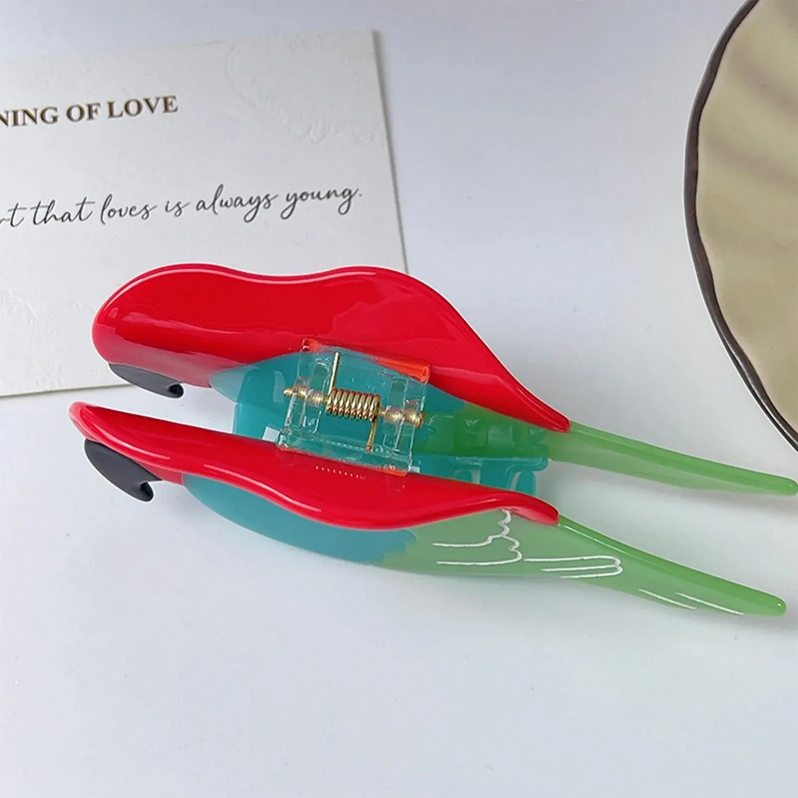 Заколка для волосся Acetate - Bird Shape, фото №3