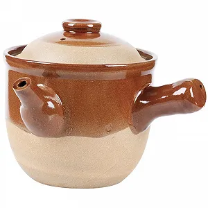 Горшок глиняный GLEAVI для китайской медицины супов и чая термостойкий - Фото 1