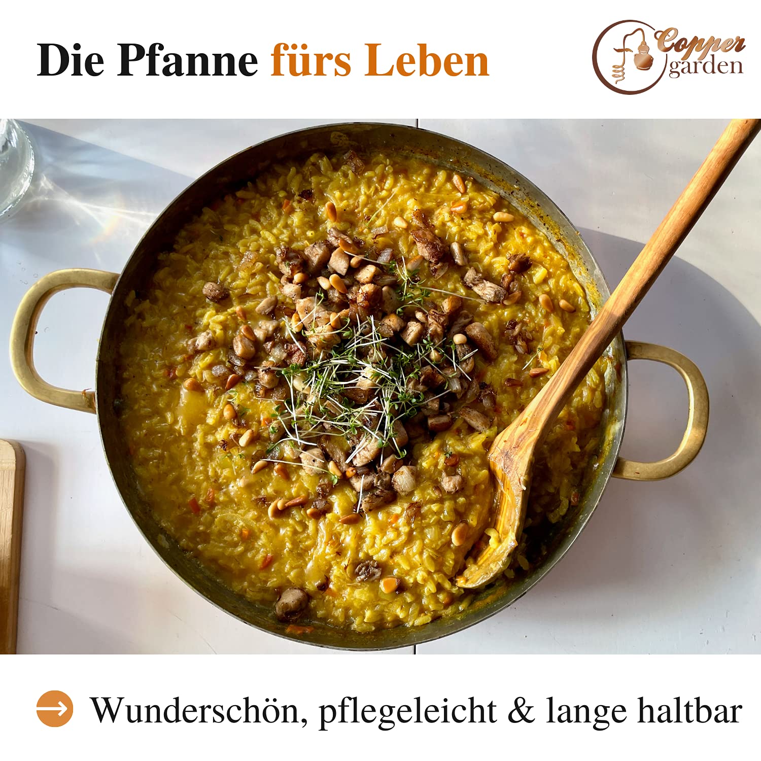 Сковорідка CopperGarden з ручками 24 см, фото №4