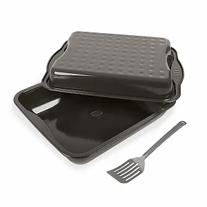 Форма для запікання Dr. Oetker Exclusive Maxi зі сталі, з кришкою та лопаткою, квадратна - Фото 1