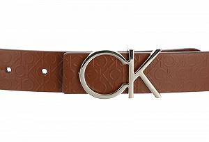 Ремень Calvin Klein Re-Lock CK Rev 30 мм W100 Коньяк / Коричневый Моно, Коньяк / Коричневый Моно synthetic.ua - Фото 1