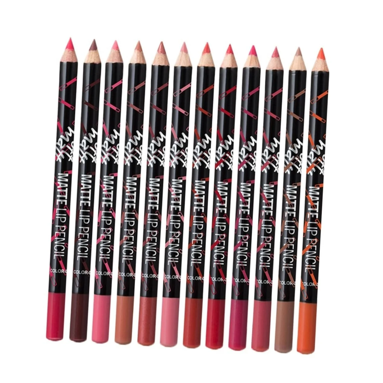 Матова помада та підводка LALADEFIEE Bamboo Чорна Водостійка (упаковка 36 шт), фото №6