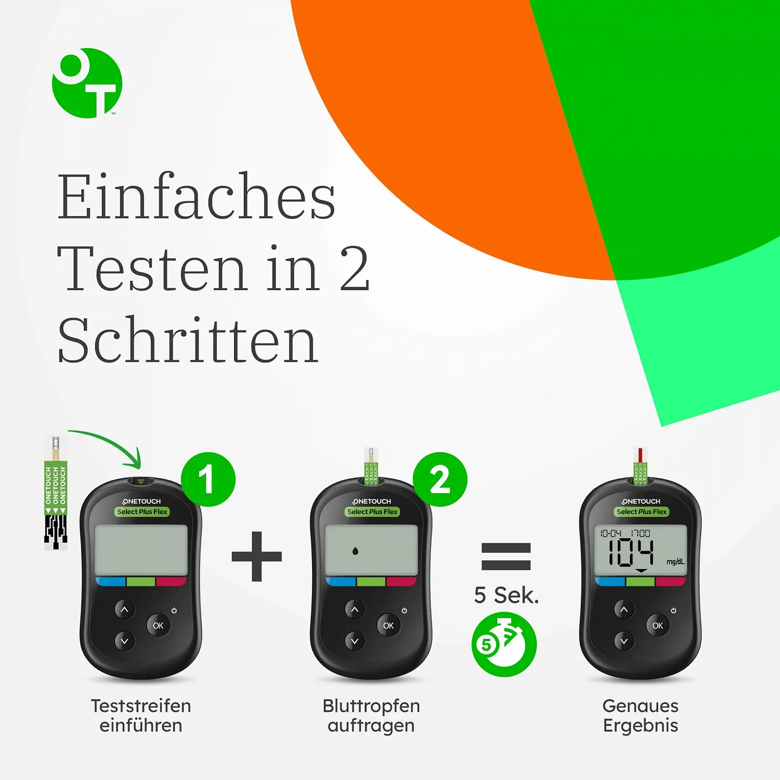 Глюкометр OneTouch Select Plus Flex mg/dL 1 прибор, 10 тест-полосок, 1 автоланцет, 10 ланцетов и чехол, фото №3 Глюкометр OneTouch Select Plus Flex mg/dL 1 прибор, 10 тест-полосок, 1 автоланцет, 10 ланцетов и чехол, фото №3