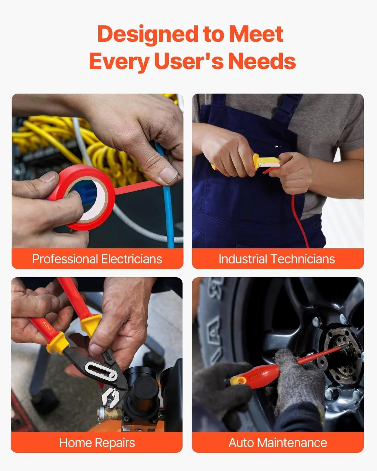 Набір ізольованих викруток VEVOR 50 шт. 1000 В, фото №6