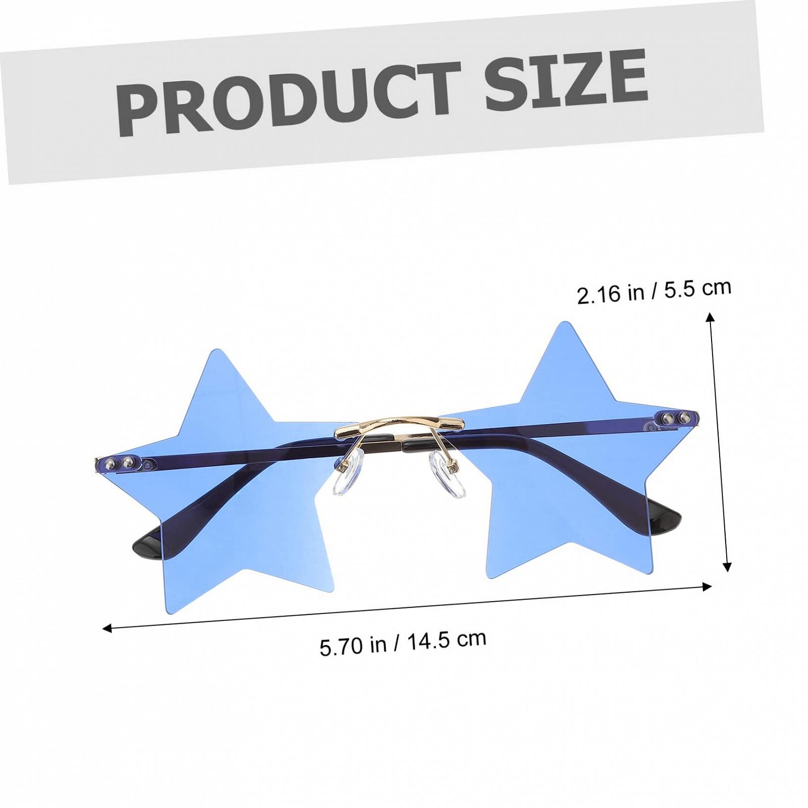 Сонцезахисні Окуляри Без Оправи COLLBATH Пентаграма, фото №4