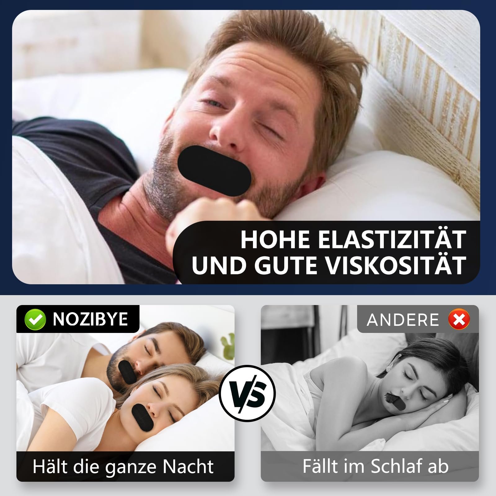 Пластирі для сну на рот, упаковка 60 штук, фото №5