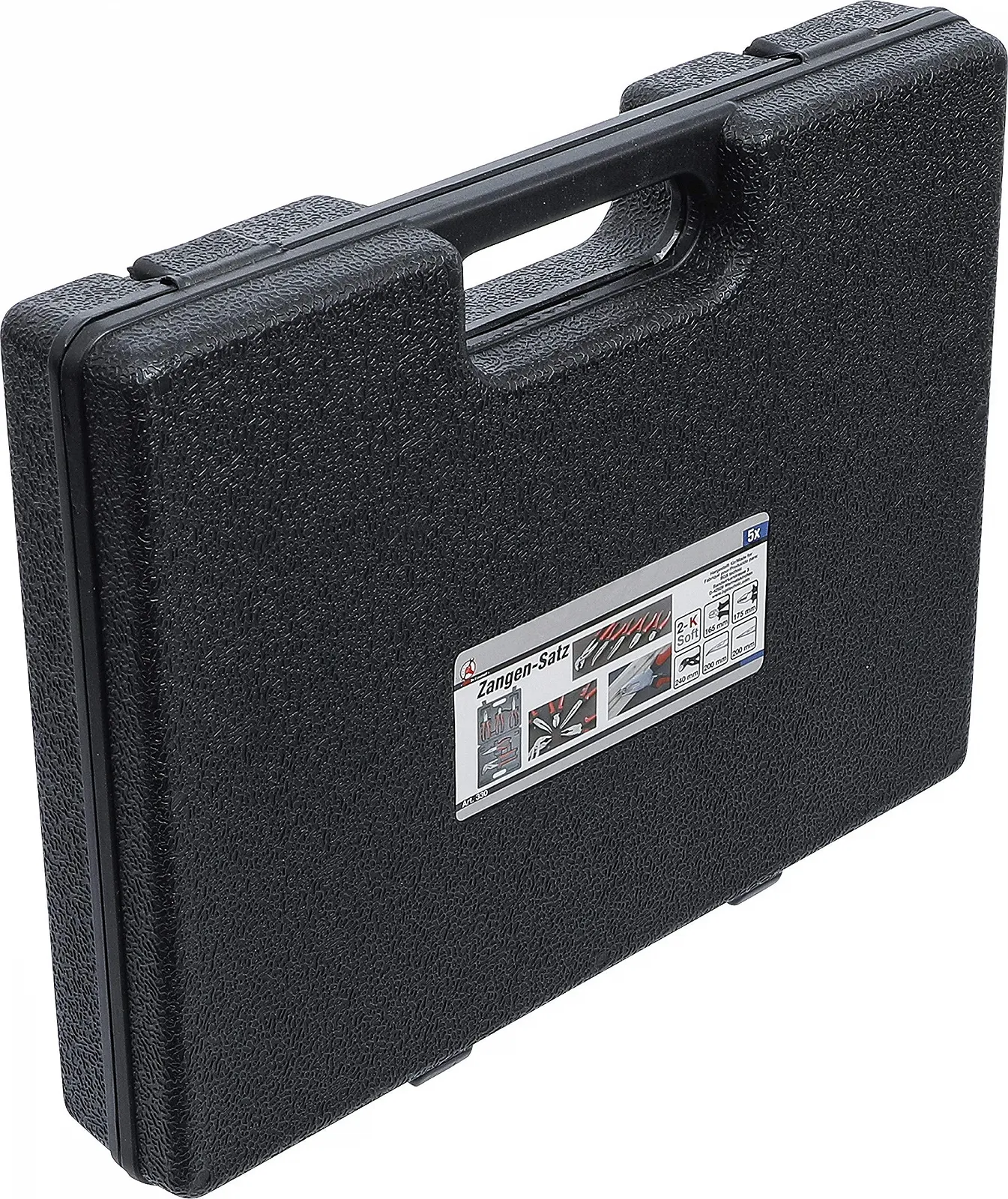 Набір плоскогубців Kraftmann 330, чорний/червоний/срібний, фото №8