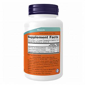 Calcium Magnesium Citrate Powder 227g synthetic.ua - Фото 1