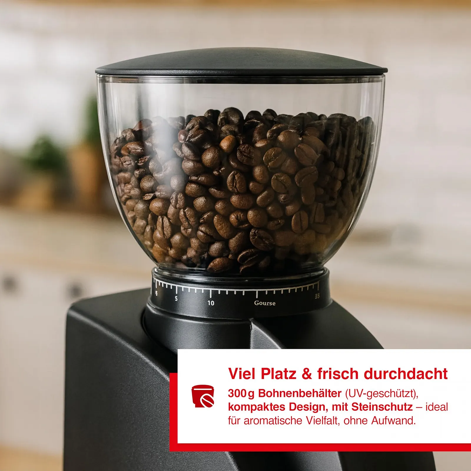 Електрична кавомолка Solis Scala Zero Static 1662, чорна, фото №4 Електрична кавомолка Solis Scala Zero Static 1662, чорна, фото №4