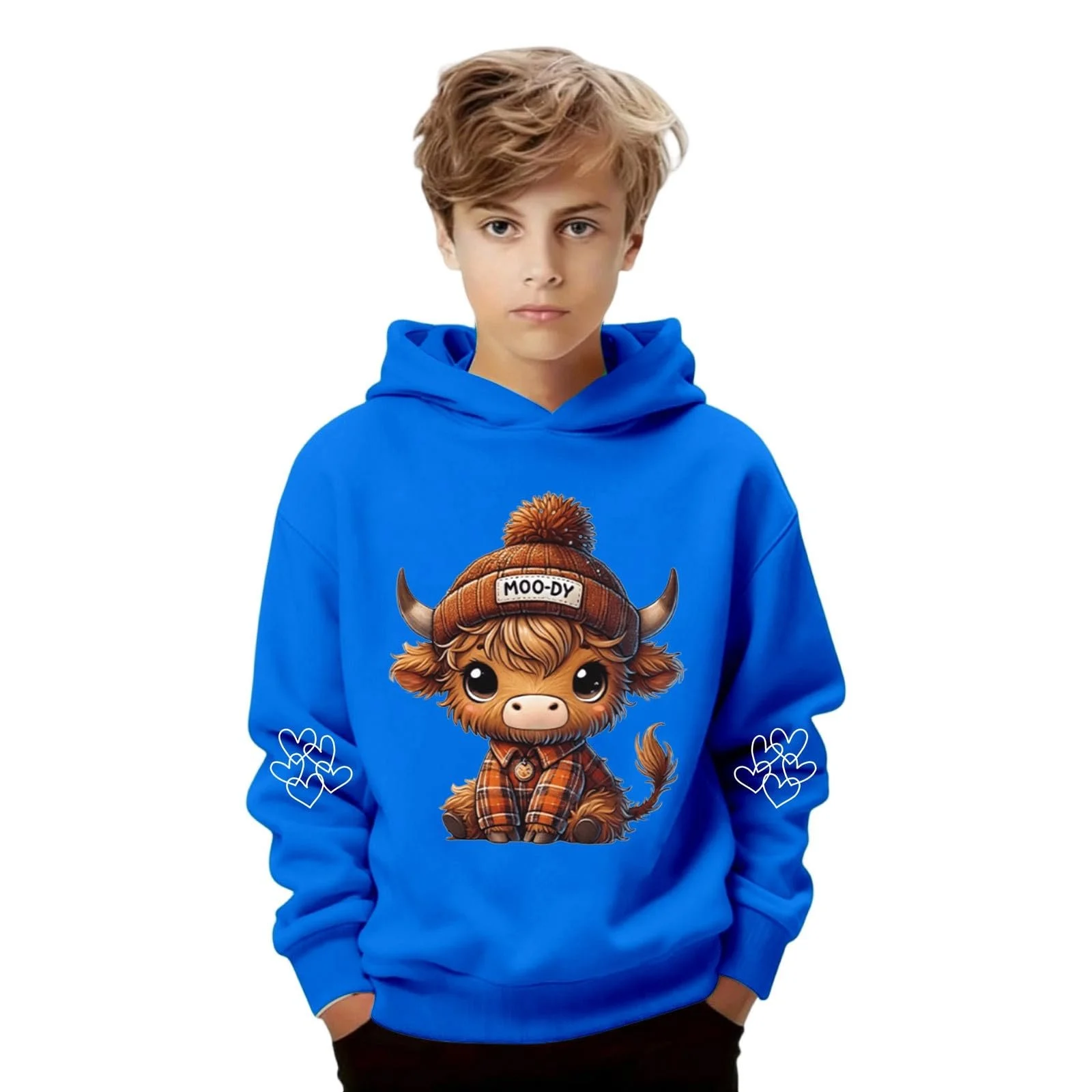 Худі Generisch Корова Дитяче Для хлопчиків 3D Графіка, фото №1