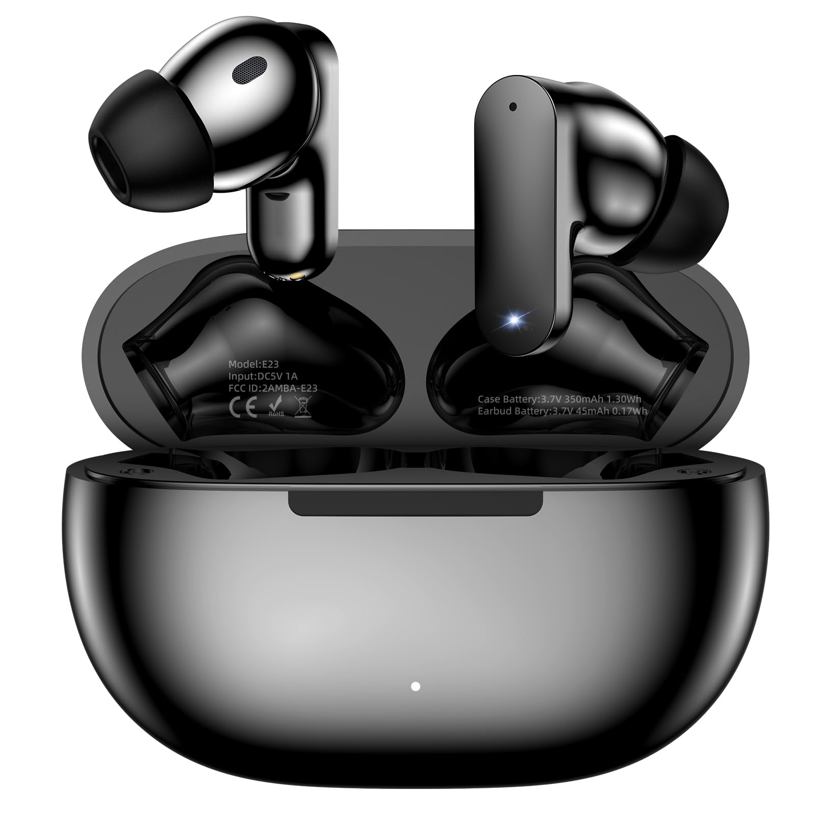 Навушники Bluetooth In-Ear Wireless 5.3 4 Mics IP7 Чорний, фото №1