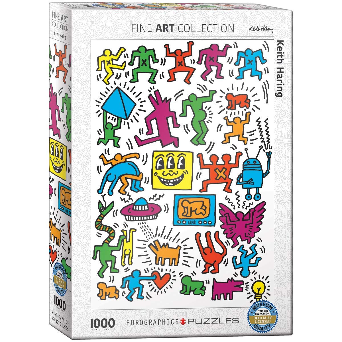 Пазл EuroGraphics Keith Haring Collage EG60005513 1000 елементів Різнокольоровий, фото №1