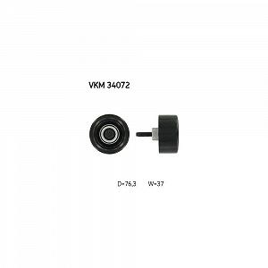Ролик направляючий/обвідний поліклинового ременя SKF VKM 34072 для FORD, верхній правий - Фото 1