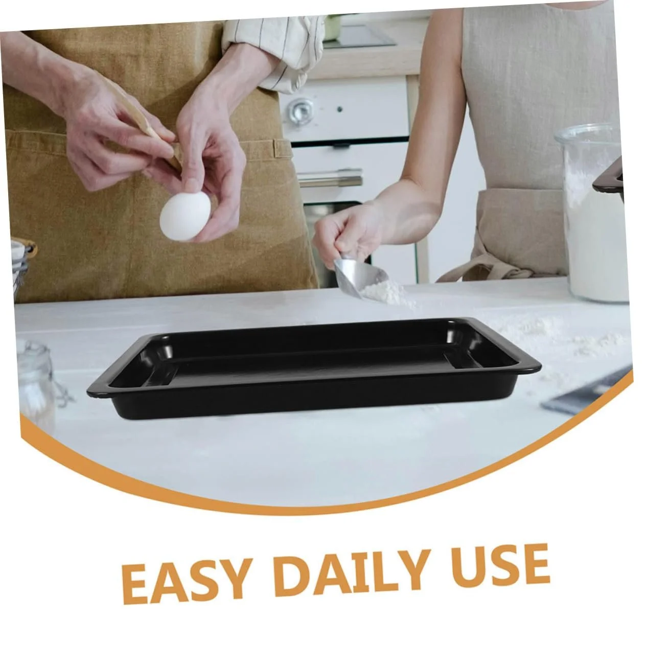 Форма для випікання ABOOFAN емальована прямокутна, фото №5