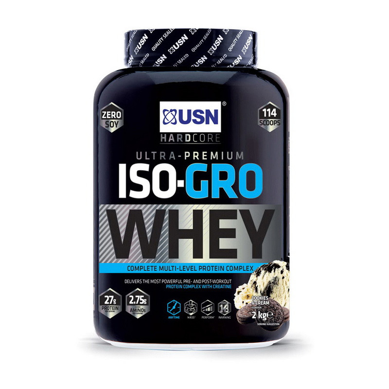 Iso-Gro Whey 2 kg cookies cream, фото №1 Iso-Gro Whey 2 kg cookies cream, фото №1