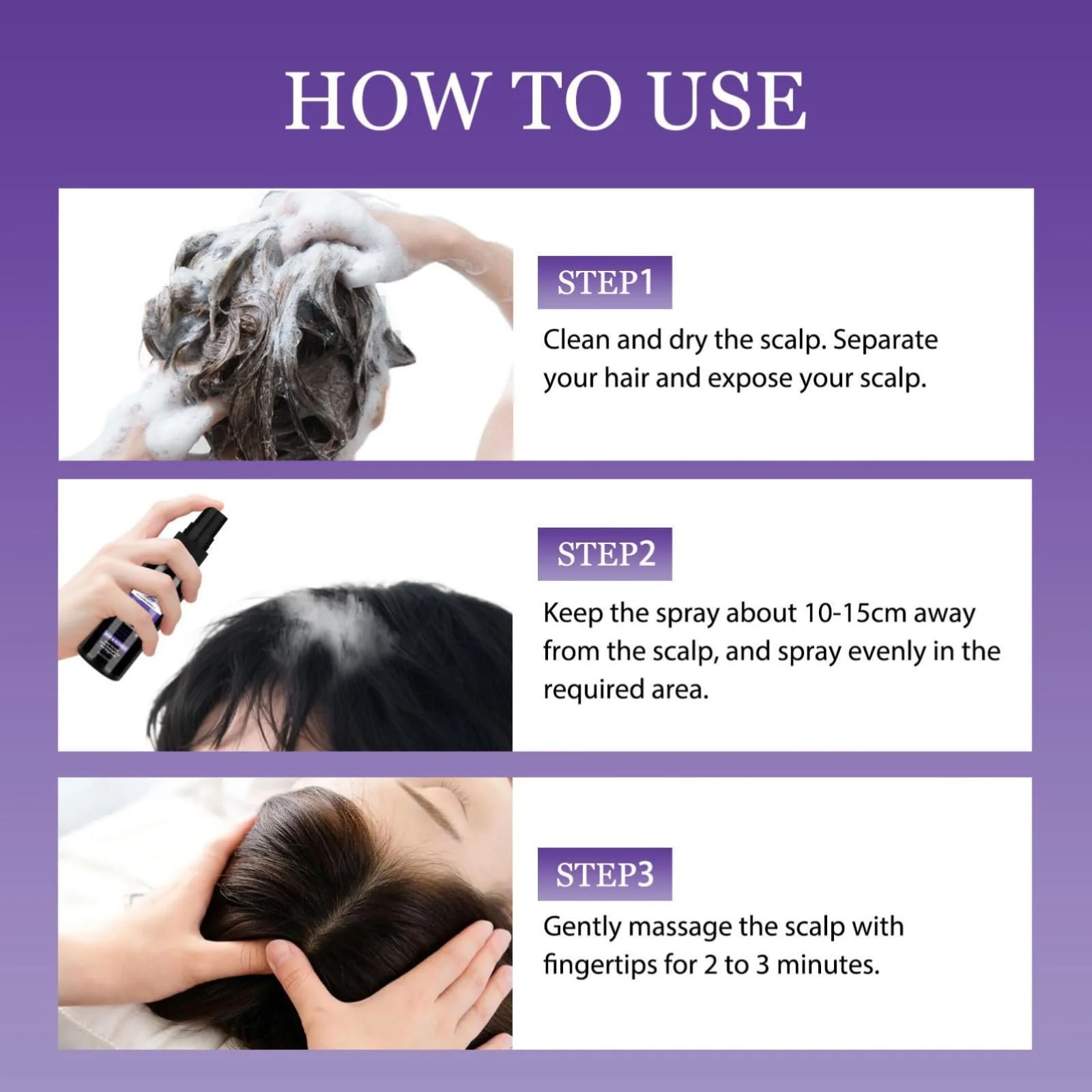 Спрей Сироватка для росту волосся для жінок та чоловіків, сироватка для волосся 5% з біотином та ніацинамідом, фото №4 Спрей Сироватка для росту волосся для жінок та чоловіків, сироватка для волосся 5% з біотином та ніацинамідом, фото №4