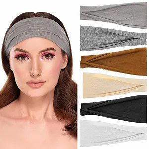 Набор из женских повязок на голову, шириной 8.9 см. - Фото 1