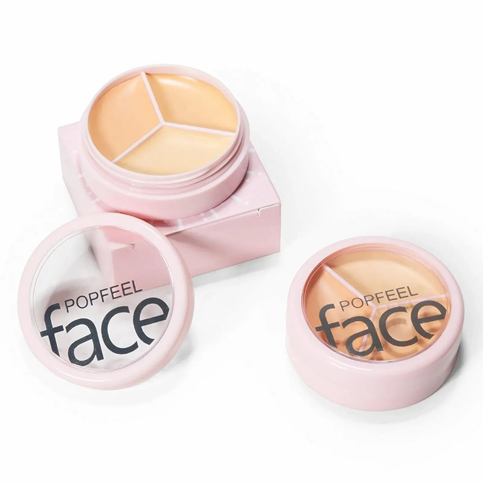 Палетка консилеров Tri-Colour Fulenyi 3 цвета, фото №5