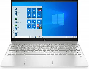 Ноутбук 15.6" HP Pavilion 15-eh1220nd AMD Ryzen 5 5500U RAM 8GB SSD 256GB Windows 11 Алюмінієвий корпус - Фото 1