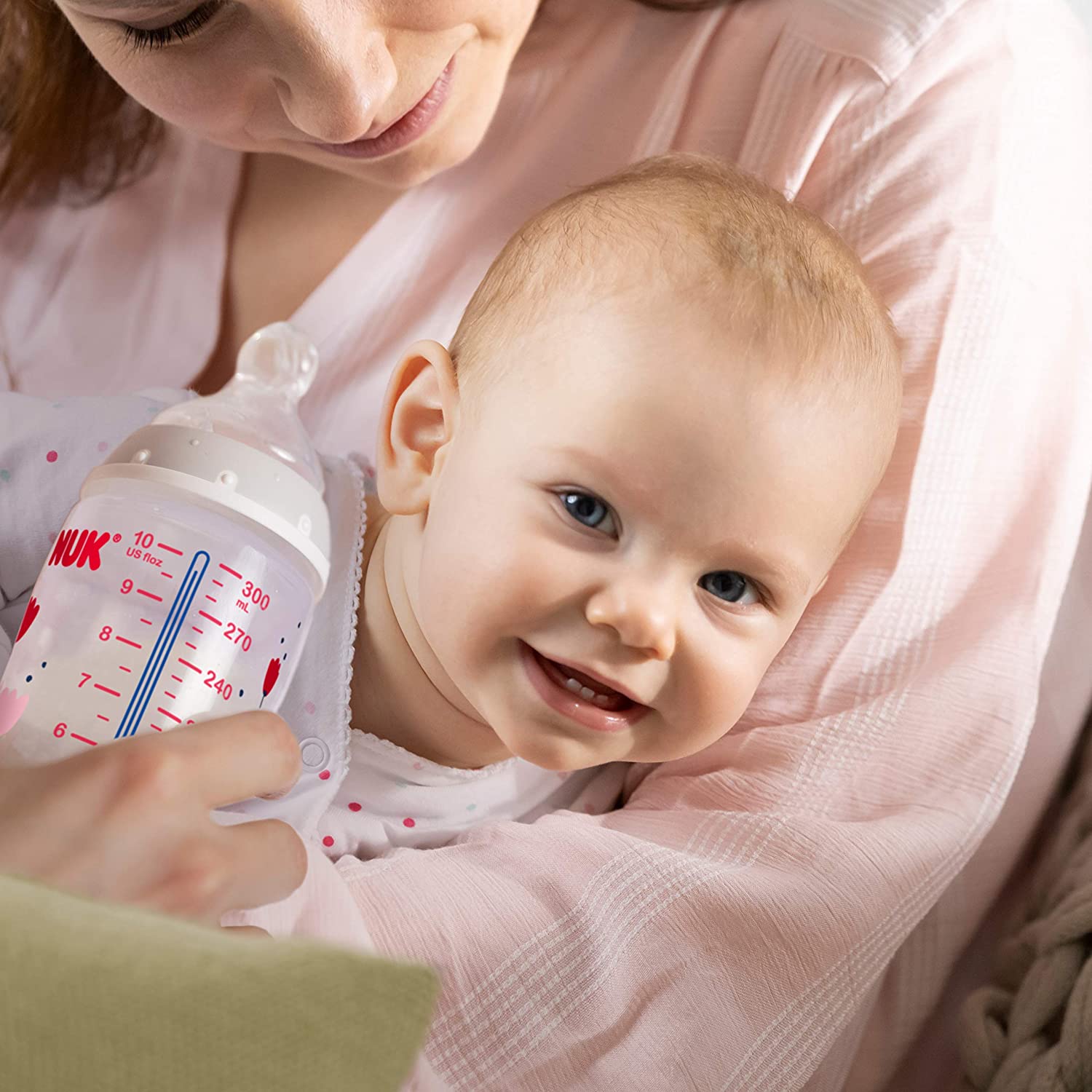 Набір пляшечок для годування NUK First Choice+ 0-6 міс 300мл 3 шт., фото №5