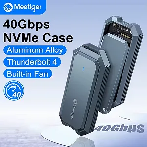 Внешний адаптер Meetiger PNU4 Fun 40Gbps M.2 NVMe SSD to USB4 - Фото 1