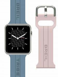Годинник Breil Unisex SBT-X Циферблат Чорний Smart Module E Ремінець Силіконовий Блакитний EW0670 synthetic.ua - Фото 1