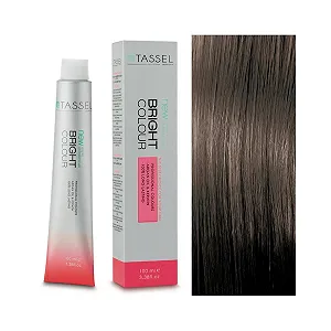 Фарба для волосся Tassel Argan and Keratin Ink No.5.1 Світло-коричневий попелястий, 100 мл - Фото 1