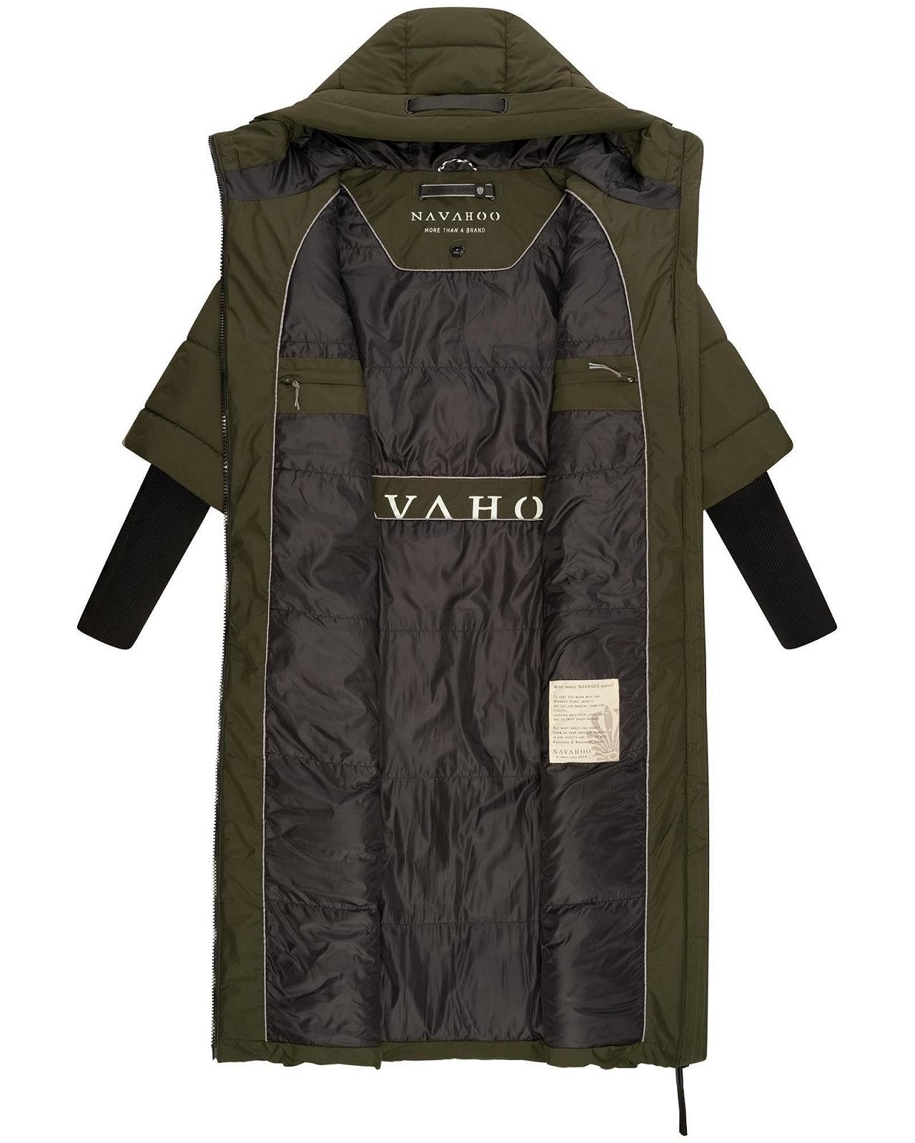 Куртка Navahoo B988 Зимняя стеганая Женская Длинная Теплая с капюшоном, фото №5