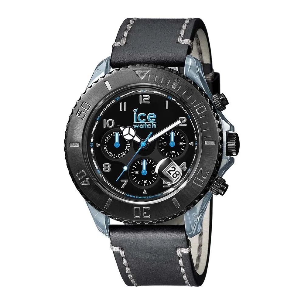 Годинник ICE-WATCH Унісекс Ice Vintage Аналоговий Кварцовий Шкіра VT.MF.BK.B.L.14, чорний/чорний, Ремінець, фото №2 Годинник ICE-WATCH Унісекс Ice Vintage Аналоговий Кварцовий Шкіра VT.MF.BK.B.L.14, чорний/чорний, Ремінець, фото №2