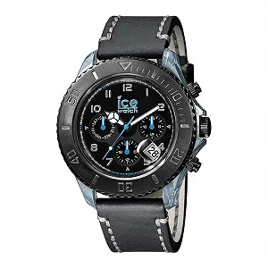 Годинник ICE-WATCH Унісекс Ice Vintage Аналоговий Кварцовий Шкіра VT.MF.BK.B.L.14, чорний/чорний, Ремінець synthetic.ua - Фото 1