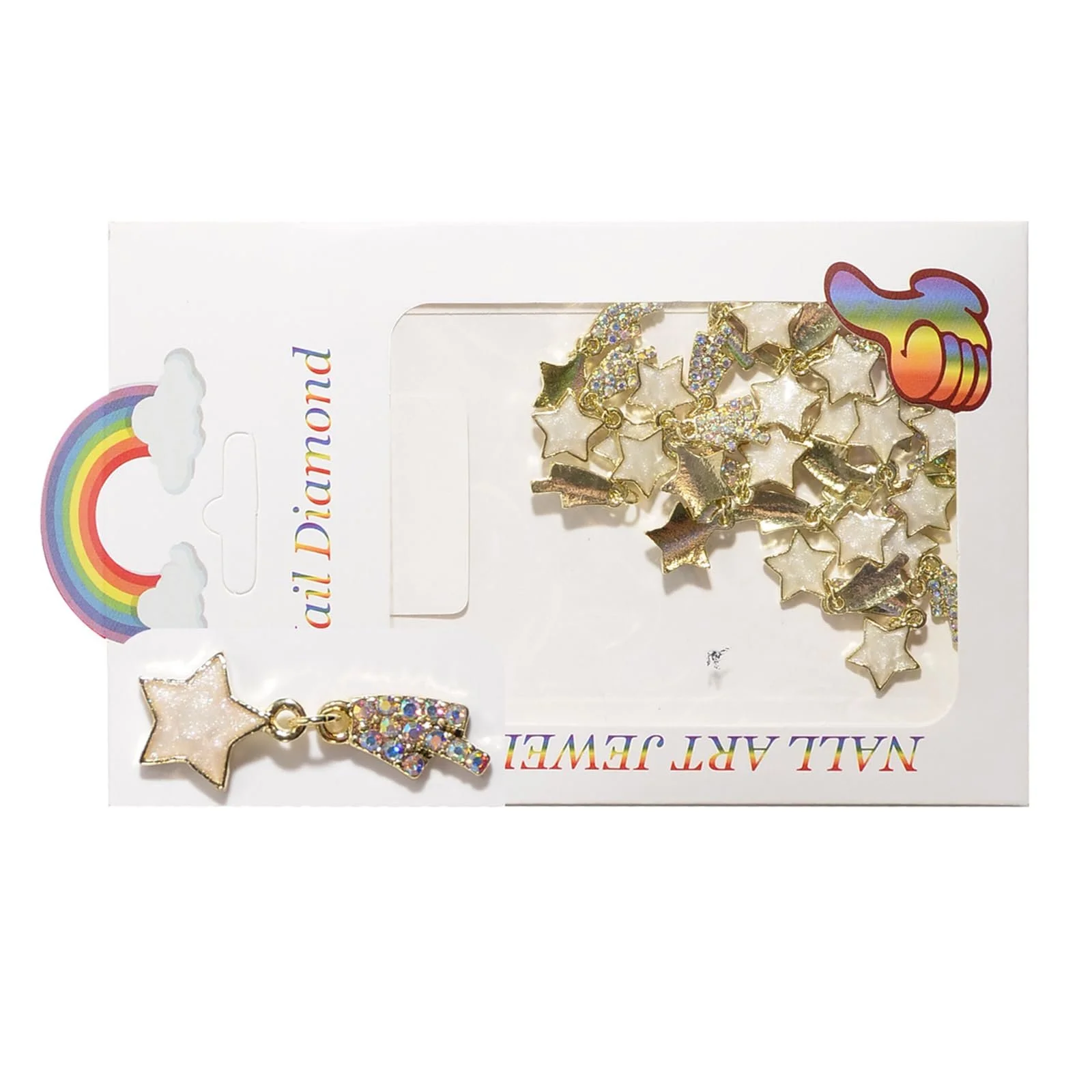 Подвески для ногтей звездочки, стразы для ногтей звездочки для акриловых ногтей, украшения для маникюра, декор для ногтей со стразами звездочки, 20 штук, фото №4