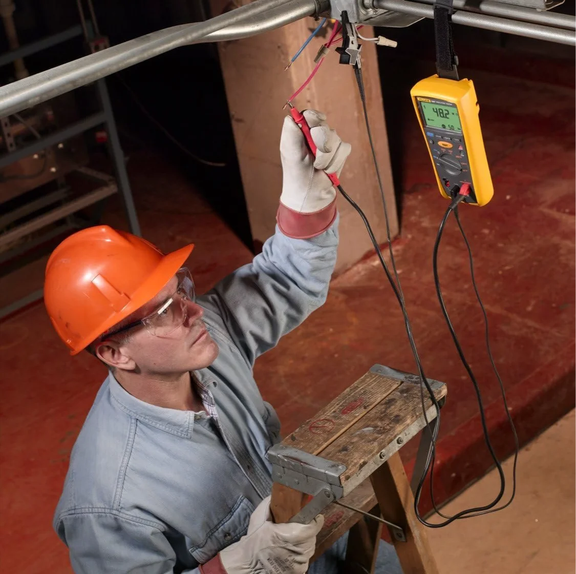 Мультиметр Fluke 1507 Желтый, фото №4 Мультиметр Fluke 1507 Желтый, фото №4