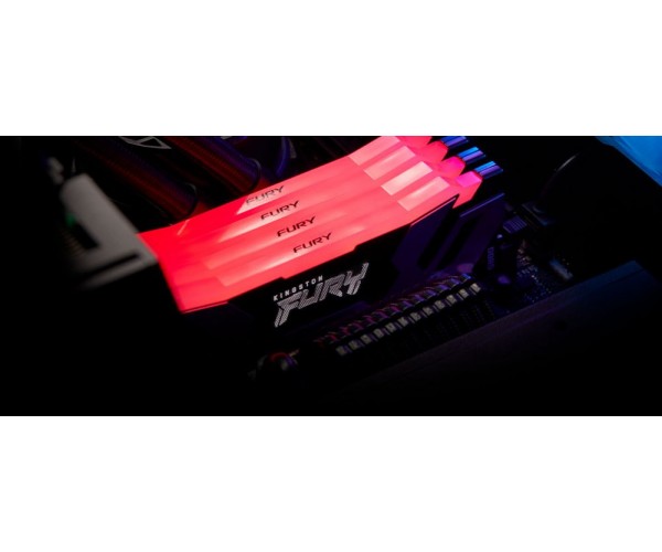 Kingston Пам'ять ПК DDR5 32GB KIT Renegade RGB KF564C32RSAK2-32, фото №7