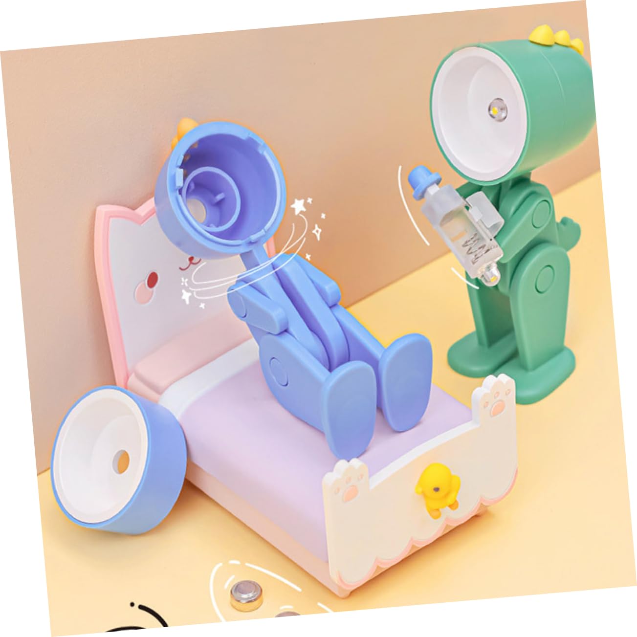 Настільна лампа DOITOOL Dinosaur Mini Настільний декор ABS і PVC Звір, фото №7