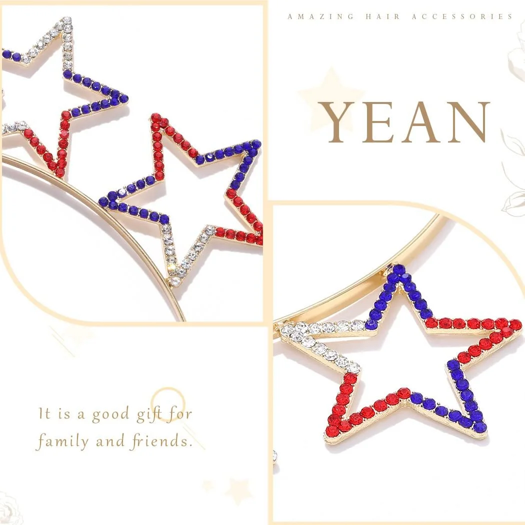 Обруч для волосся Yean Bridal, блискучий, фото №5