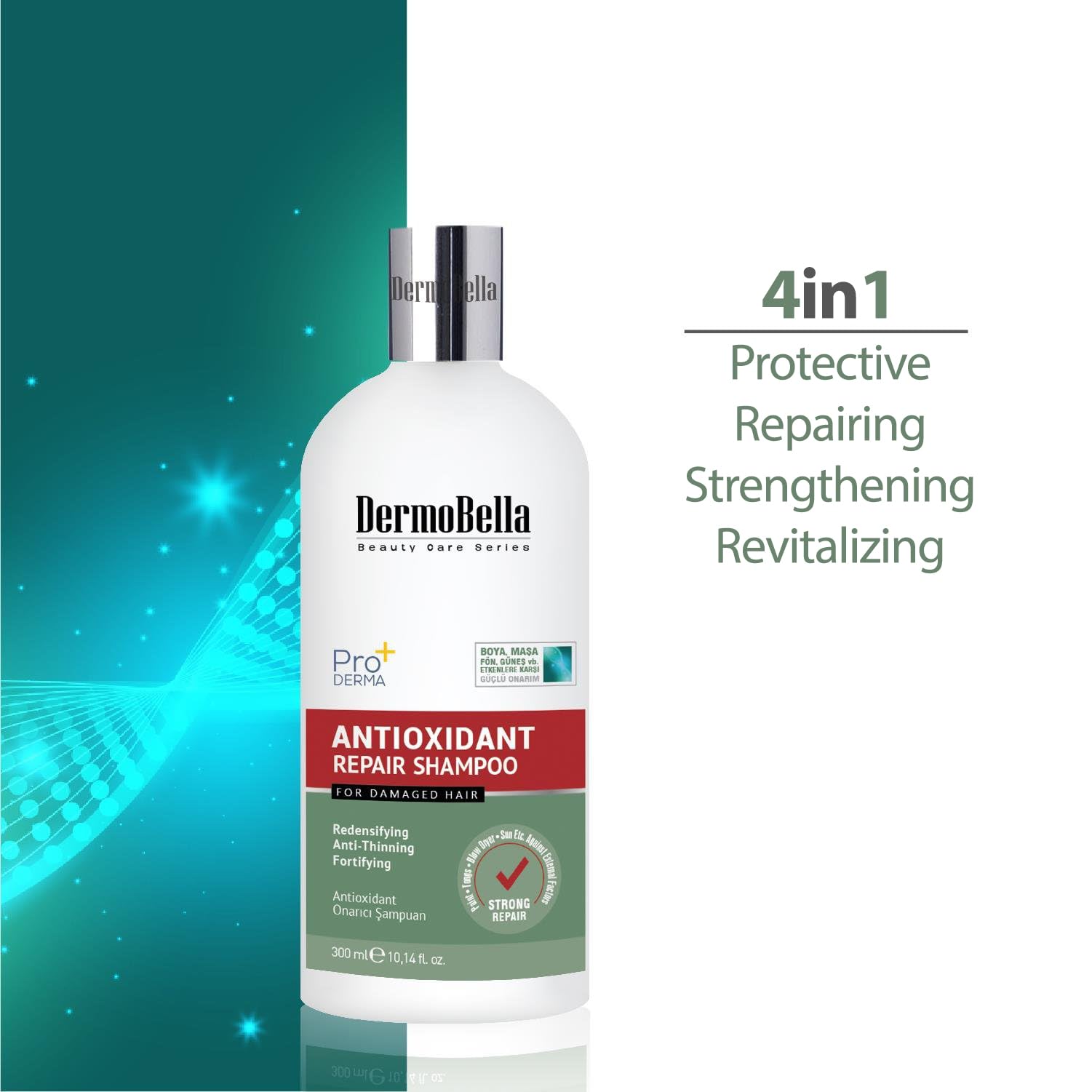 Шампунь Dermobella Anti-Oxidant Repair 300 мл, фото №6