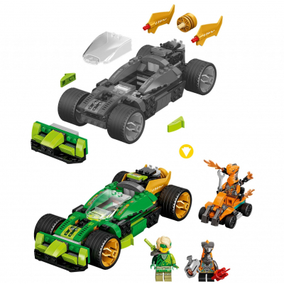 Конструктор LEGO NINJAGO Гоночный автомобиль Ллойда EVO 279 деталей 71763, фото №5