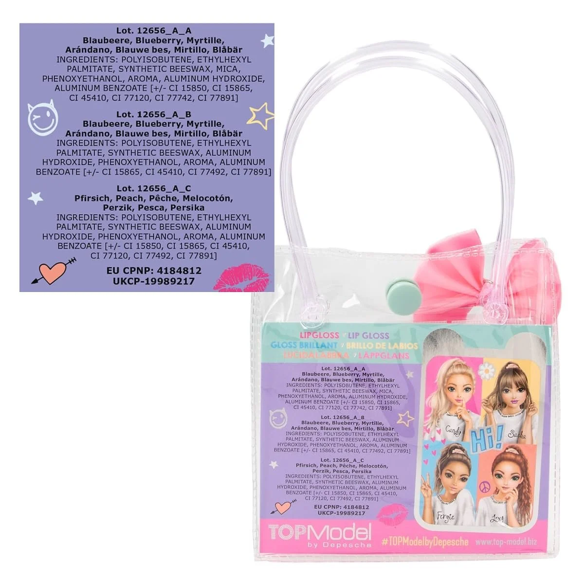 Блиск для губ Depesche TOPModel Snap Shots 12656, набір для дітей з 3 приємними ароматами, фото №4 Блиск для губ Depesche TOPModel Snap Shots 12656, набір для дітей з 3 приємними ароматами, фото №4